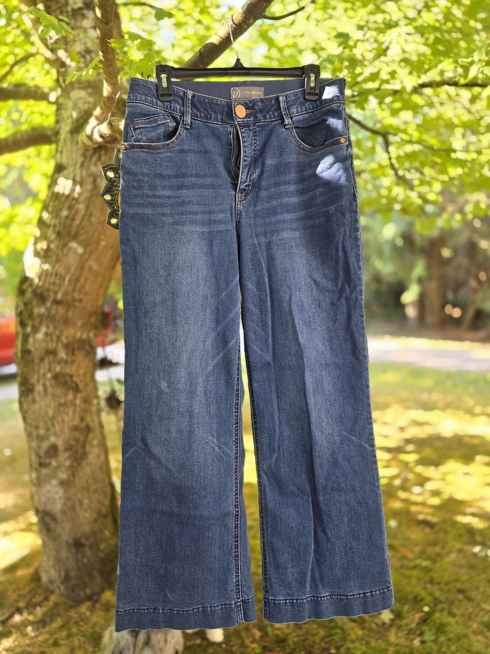 Wit & Wisdom Dark Blue Flare Jeans